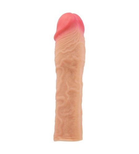 Funda Pene Con Extensión De 7.6 Cm Natural