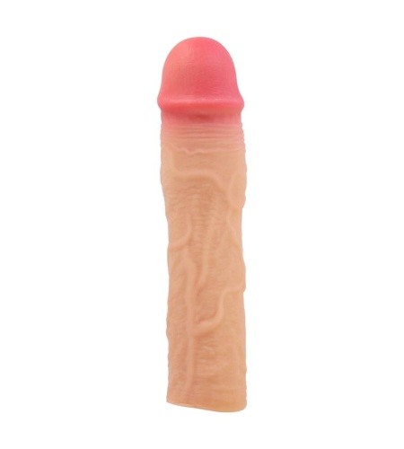 Funda Pene Con Extensión De 7.6 Cm Natural