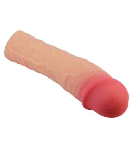 Funda Pene Con Extensión De 7.6 Cm Natural