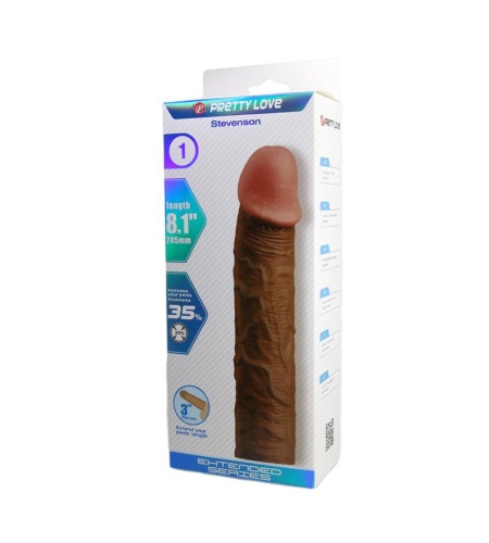 Funda Pene Con Extensión De 7.6 Cm Mulato