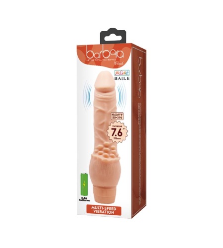Vibrador Realístico 19.5 Cm Natural