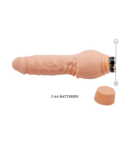 Vibrador Realístico 19.5 Cm Natural
