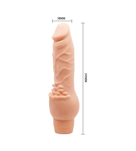 Vibrador Realístico 19.5 Cm Natural