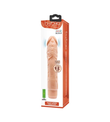 Vibrador Realístico 24 Cm Natural