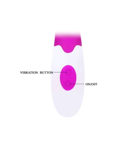Vibrador Doble de Silicona Rosa