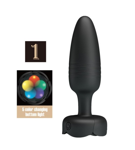 Plug Anal Con Luz Led 12.5 Cm
