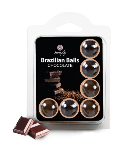Set 6 Brazilians Balls Chocolate