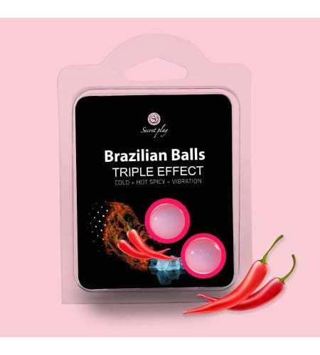 Set 2 Brazilian Balls Triple Efecto