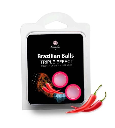 Set 2 Brazilian Balls Triple Efecto