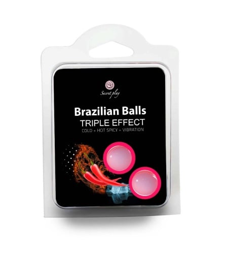 Set 2 Brazilian Balls Triple Efecto