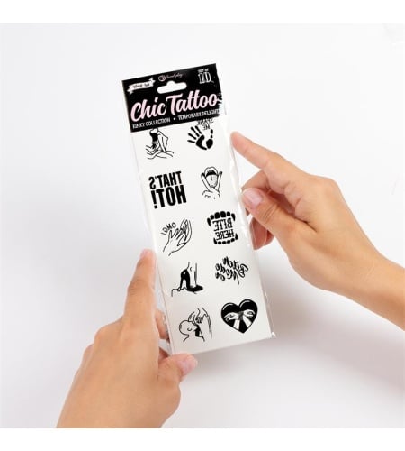 Set De 10 Tattoos Temporales Kinky Collection