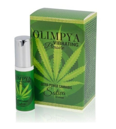 Gel Líquido vibrante con cannabis
