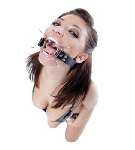 Mordaza BDSM con Abertura Extrema