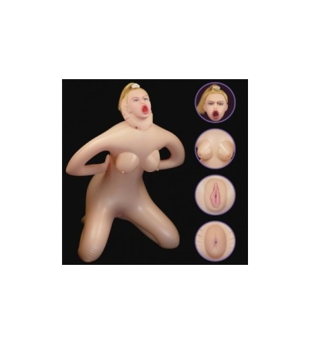 Detalles de rostro 3D, vagina y ano en TPE realista