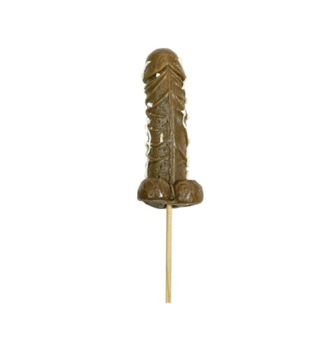 Piruleta super pene de chocolate Negro