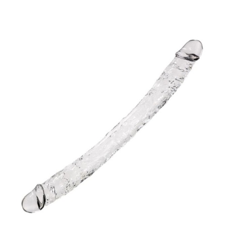 Dildo Doble Transparente de 38.5cm