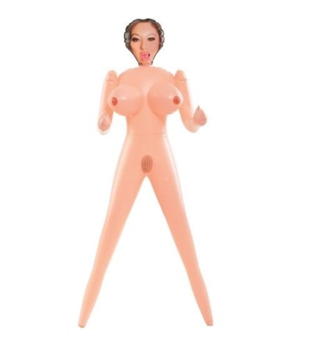 Muñeca hinchable Hannah Harper vista completa frontal