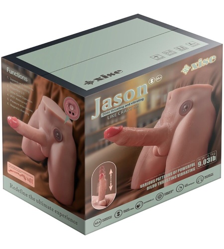 Torso Realista de Hombre para Sexo enfoque lateral 14