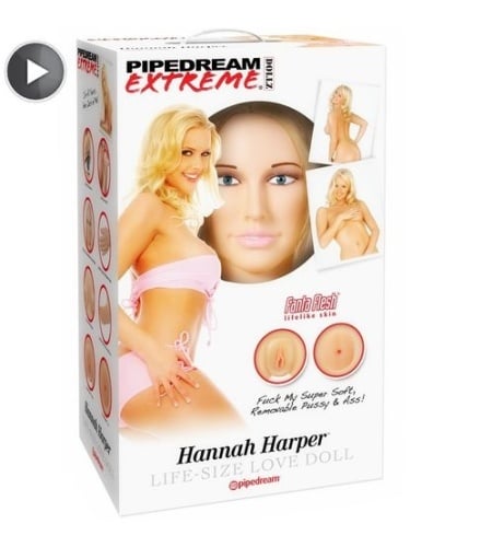 Caja del producto Hannah Harper Extreme Dollz