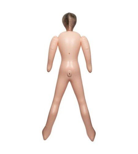 Muñeco hinchable Personal Trainer vista trasera