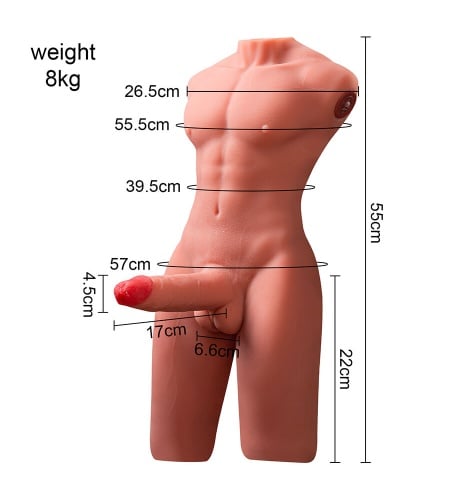 Torso Erótico Masculino con Pene ángulo alternativo 7