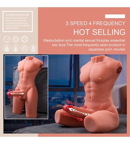 Torso Erótico Masculino con Pene muestra 14