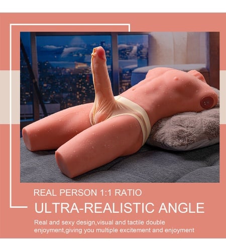 Torso Erótico Masculino con Pene Vista 16