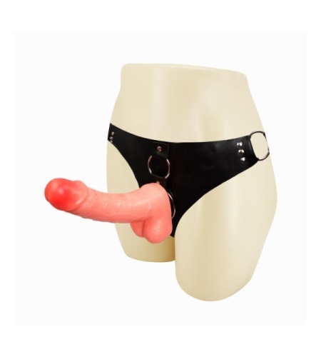 Arnés con Dildo con Testículos