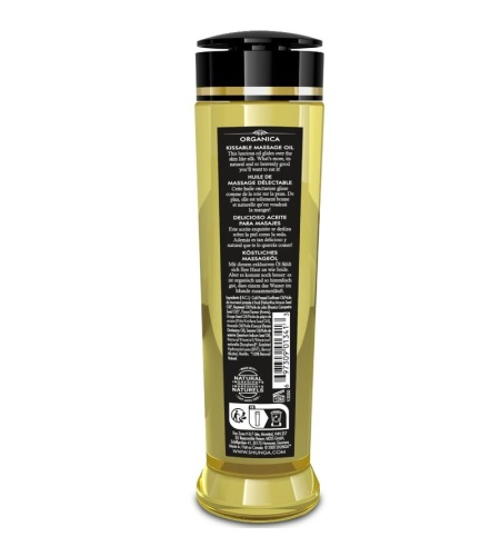 SHUNGA - ACEITE DE MASAJE ORGÁNICO FRAMBUESA 240 ML