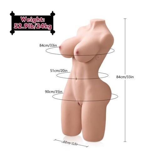 Cuerpo Realista de Mujer muestra 1