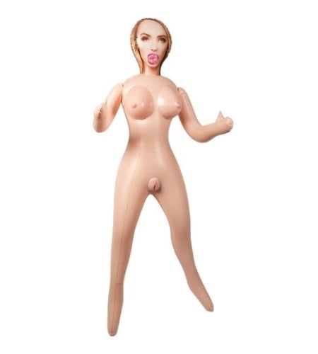 Muñeca hinchable tamaño real vista frontal