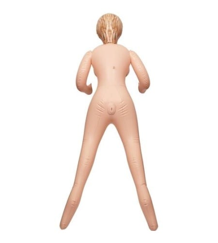 Muñeca inflable tamaño natural vista trasera