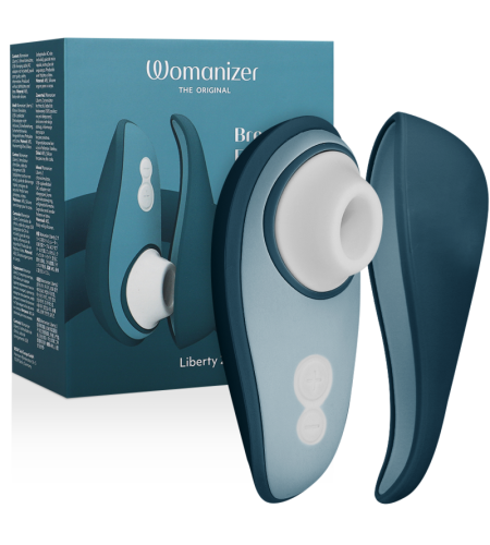 WOMANIZER - LIBERTY 2 ESTIMULADOR & SUCCIONADOR CLÍTORIS AZUL