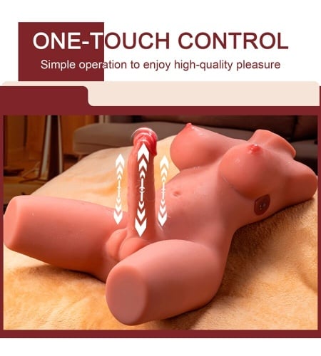 Masturbador Trans con Pecho y Pene muestra 9
