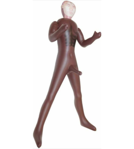 Muñeco hinchable Tyler Knight inflado y de pie