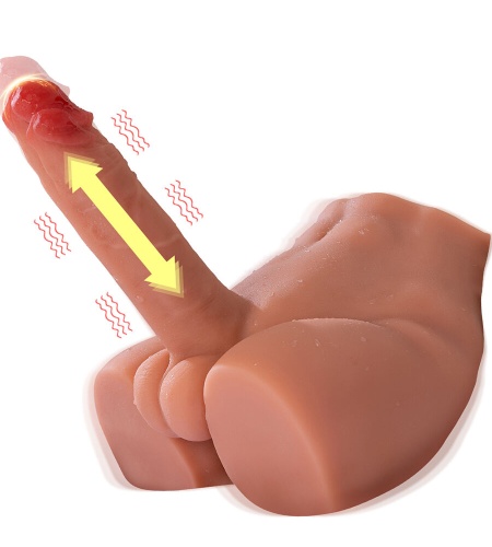 Dildo Realista con Torso presentación 1