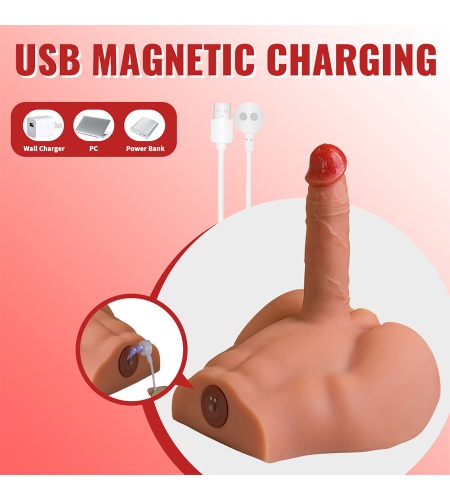 Dildo Realista con Torso ángulo alternativo 8