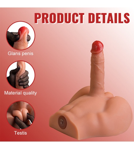 Dildo Realista con Torso Vista 9