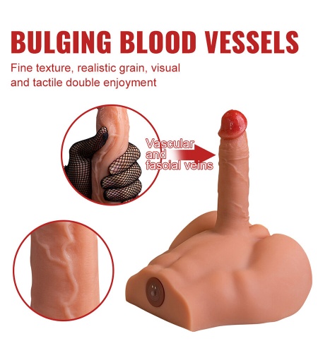Dildo Realista con Torso presentación 2