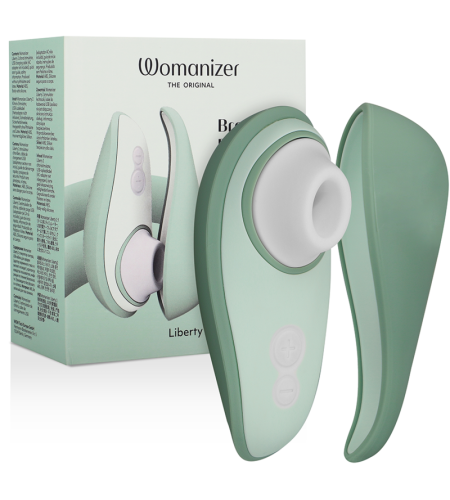 WOMANIZER - LIBERTY 2 ESTIMULADOR & SUCCIONADOR CLÍTORIS VERDE CLARO