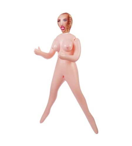Muñeca hinchable de broma vista frontal