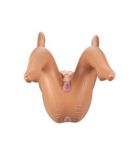 Muñeca hinchable posición doggy estilo realista