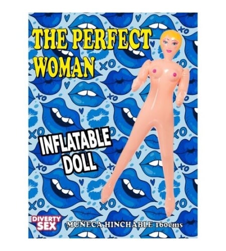 Muñeca inflable sin aperturas ideal para broma