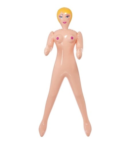 Muñeca hinchable sin orificios vista general