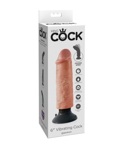 vibradores_realistas_king_cock_15_cm_blanco