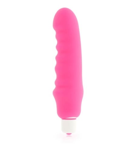 vibrador rosa de silicona
